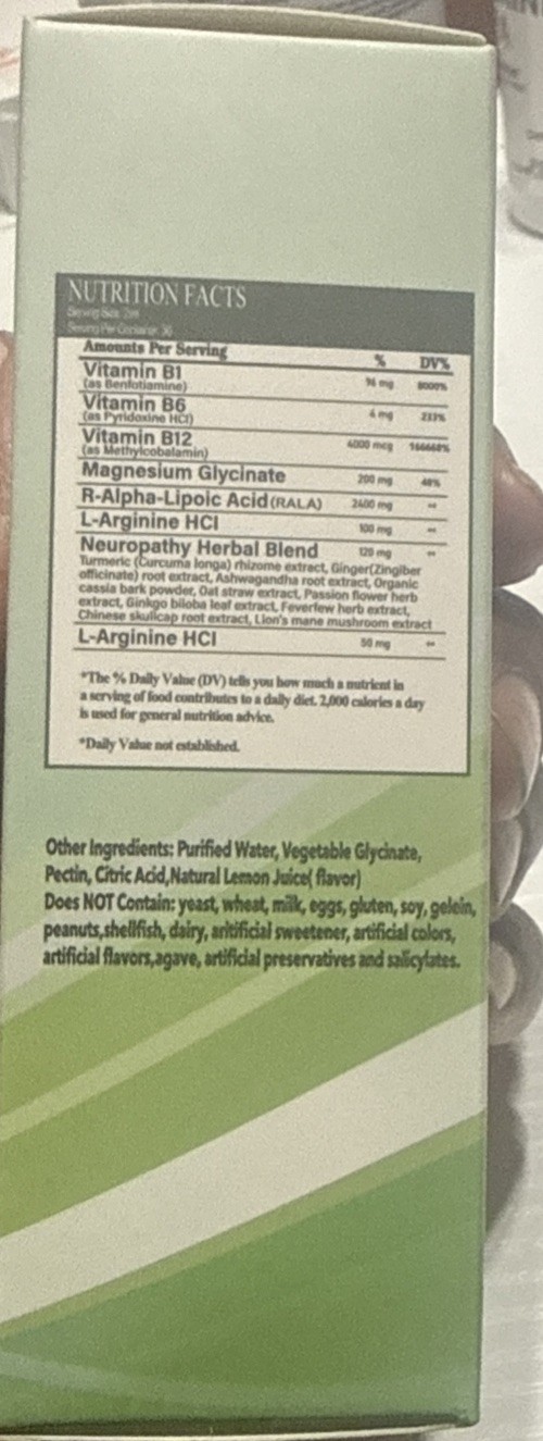 Vita PLynxera Cortisol Wellness Liquid Drops Detox Calm Sleep Lemon -10/2028