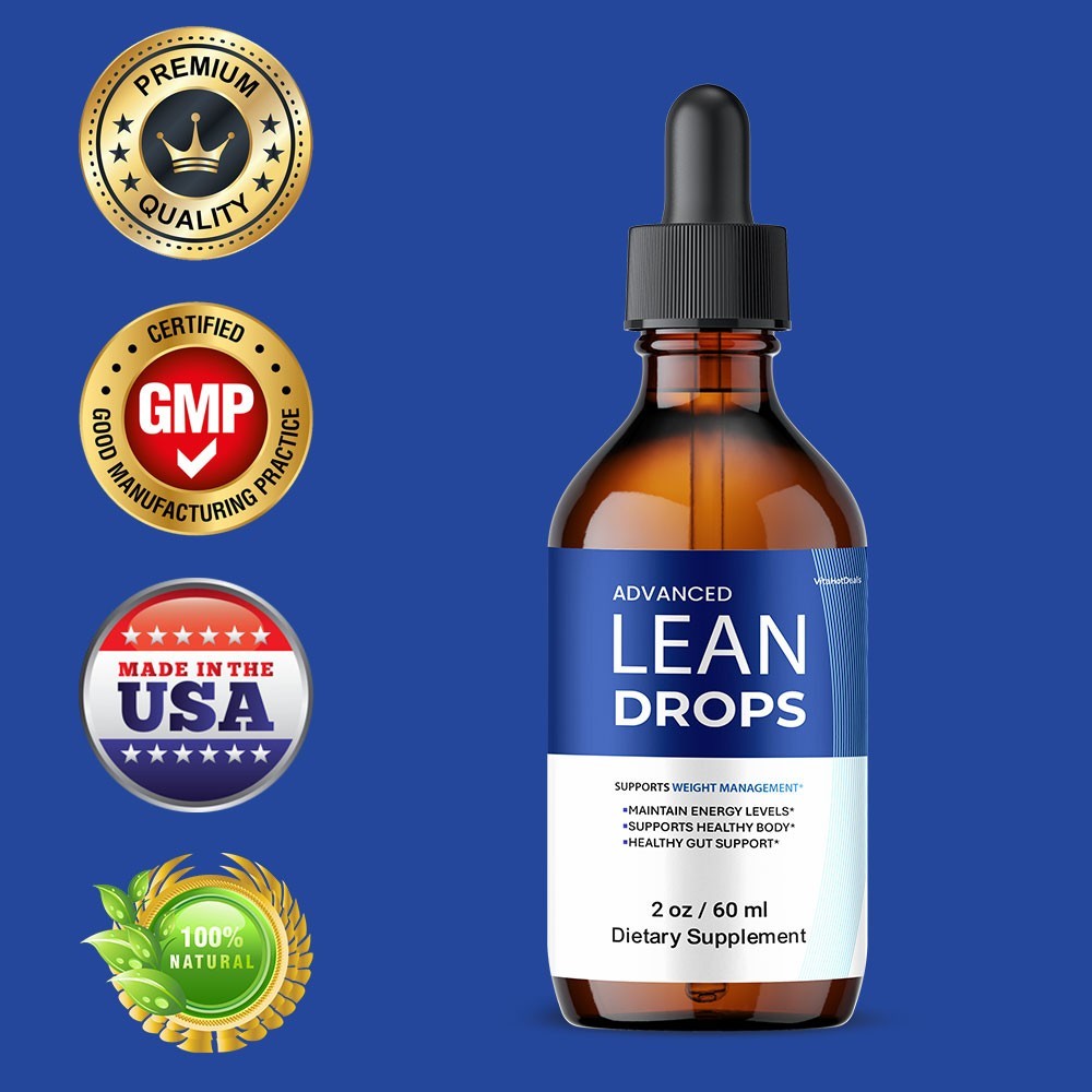 Lean Drops Liquid Supplement, All Natural Max Strength, LeanDrops (2 Pack)