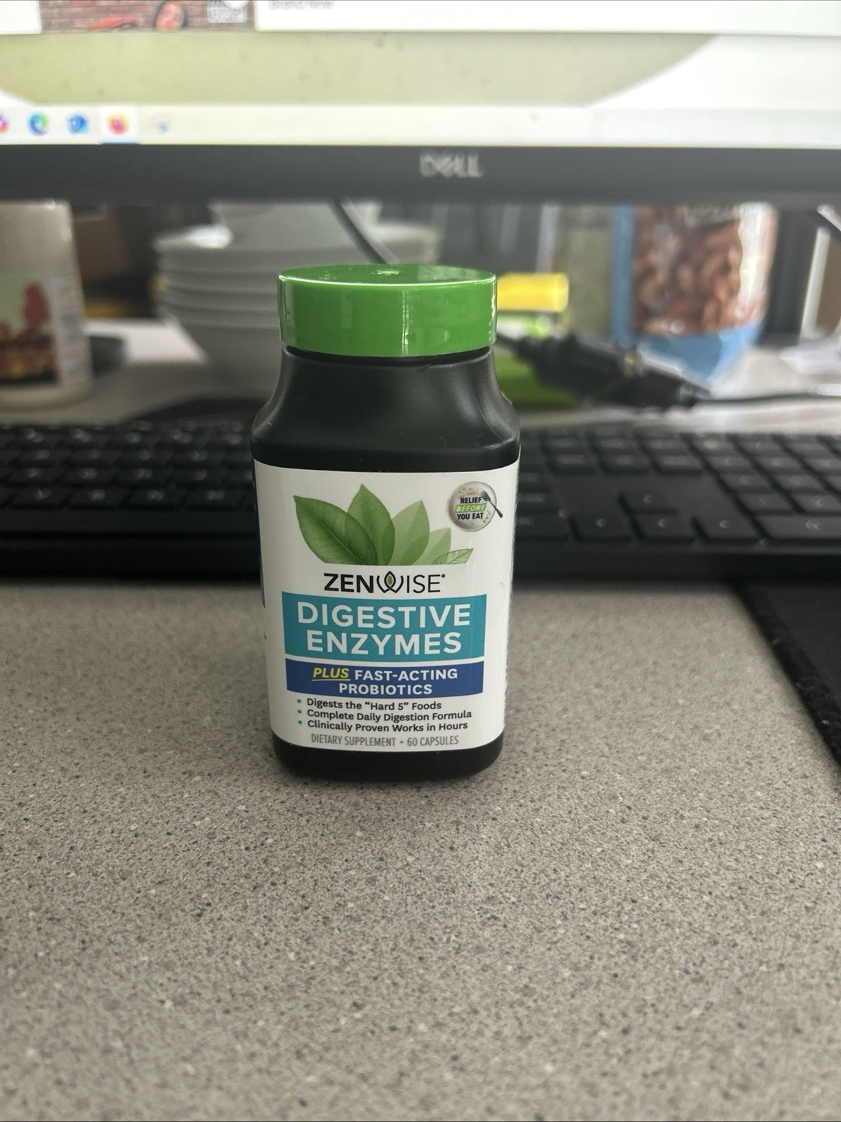 Zenwise Digestive Enzymes & Probiotics for Gut Health – 60 CT exp 10/2026