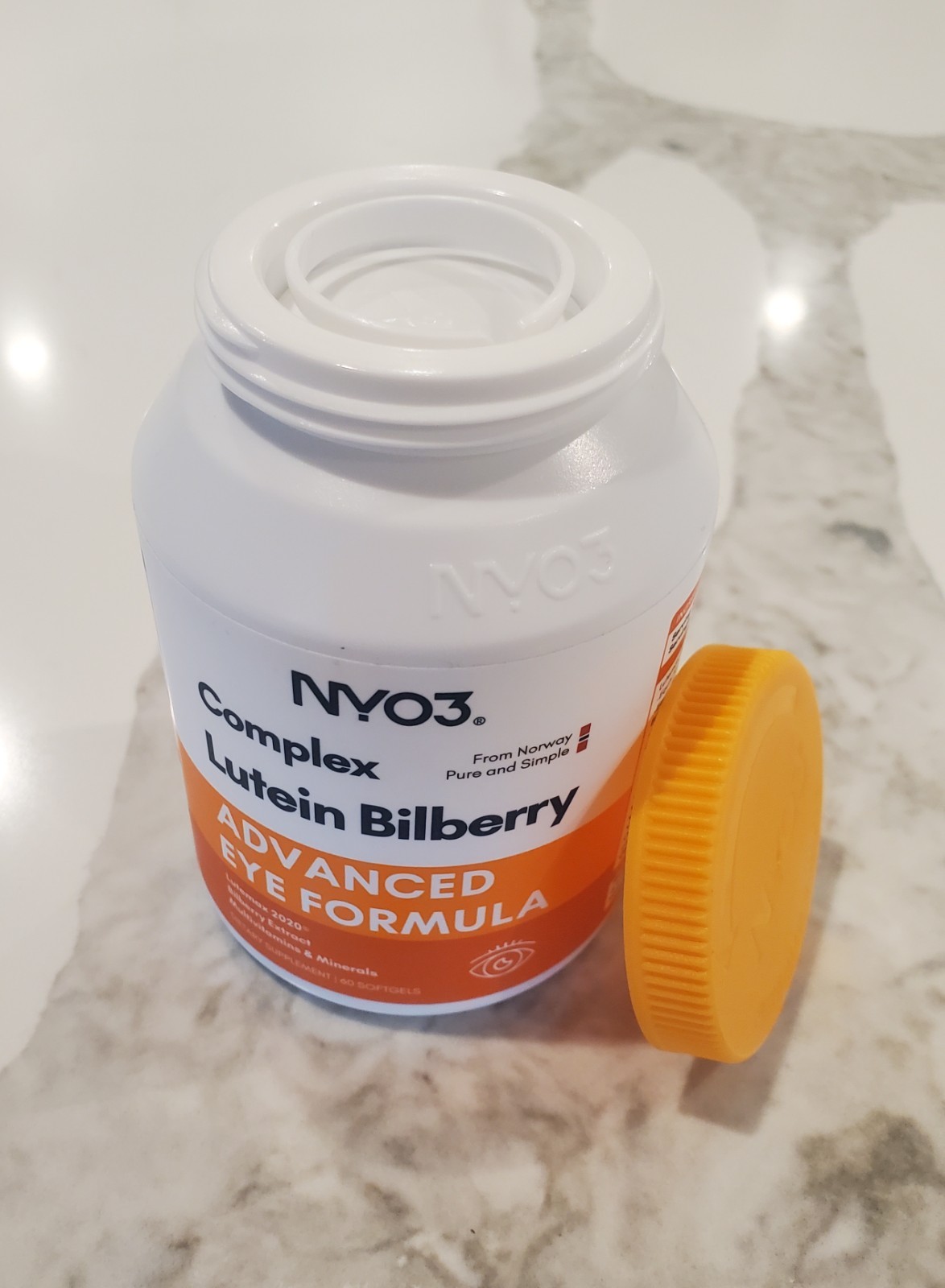 LOT of 10 NYO3 Lutein 20mg and Zeaxanthin Supplements – 60 Softgels – Exp 12/27