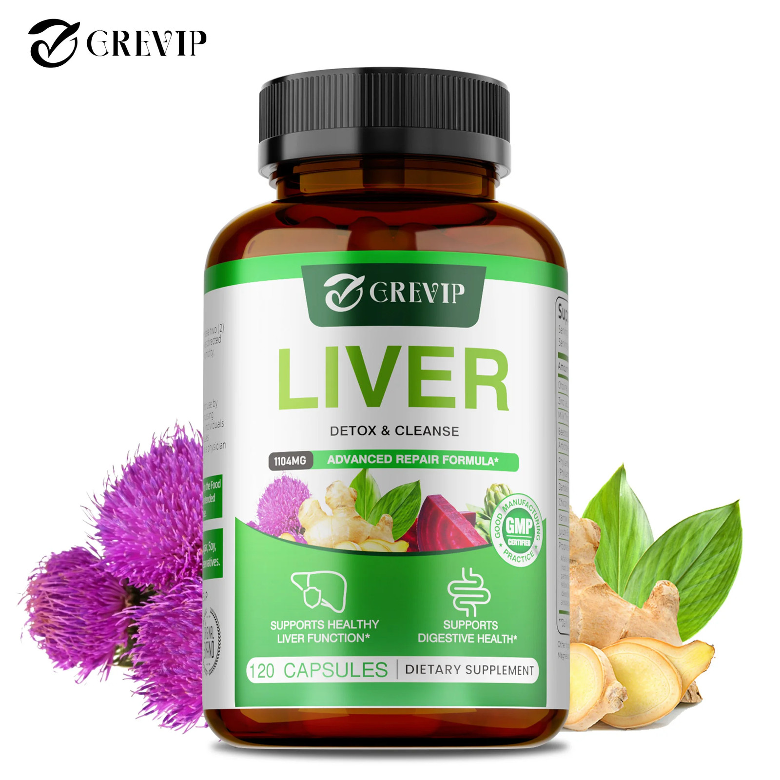 Liver 120pcs – Metabolism, Smooth and Firm Skin, Supports Digestion Health