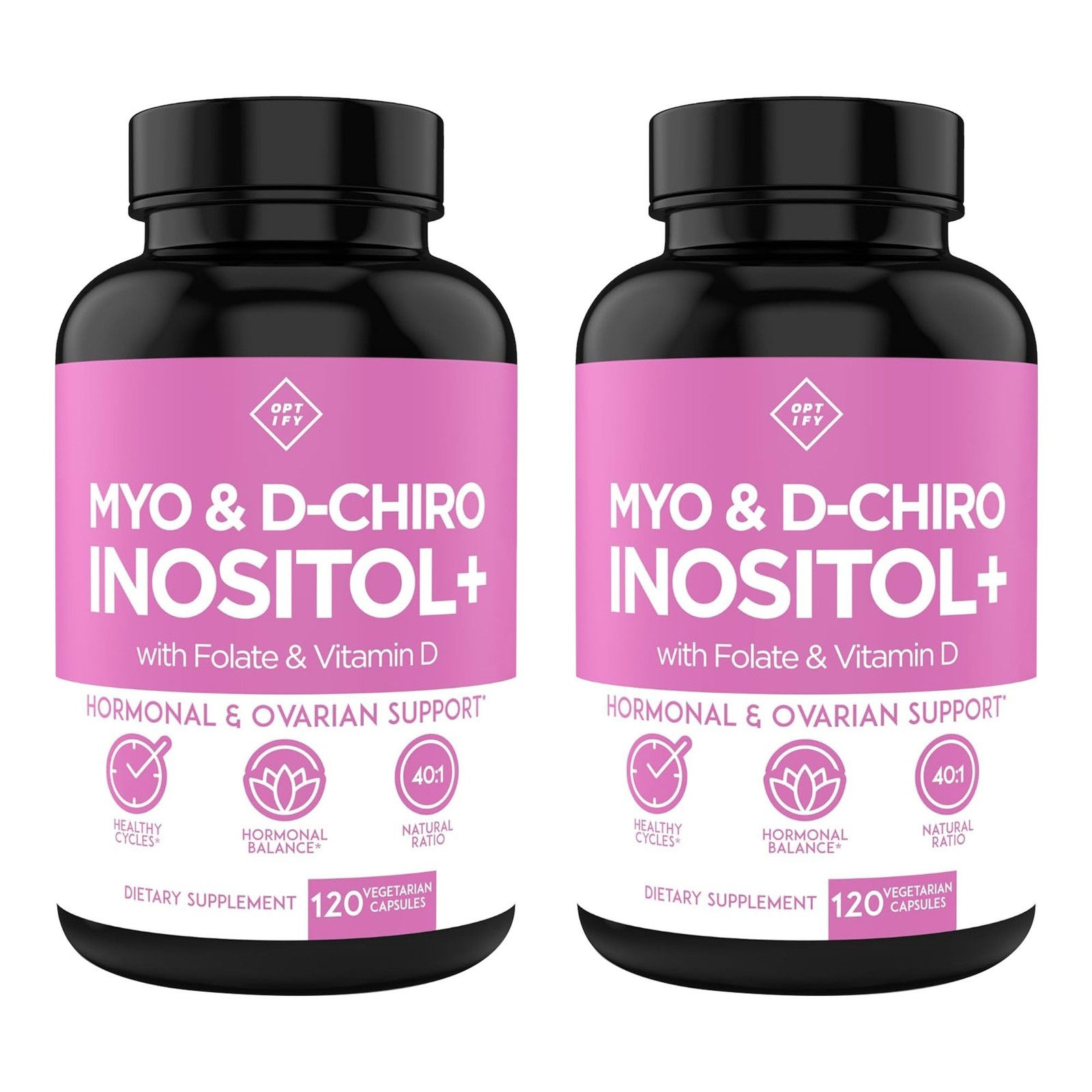 Optify D-Chiro & D3, Inositol – Vitamins Myo Folate – Hormone