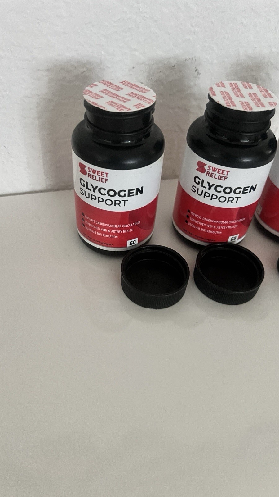 3-Sweet Relief Glycogen Support Capsules, Sweet Relief Pills (60 Capsules)
