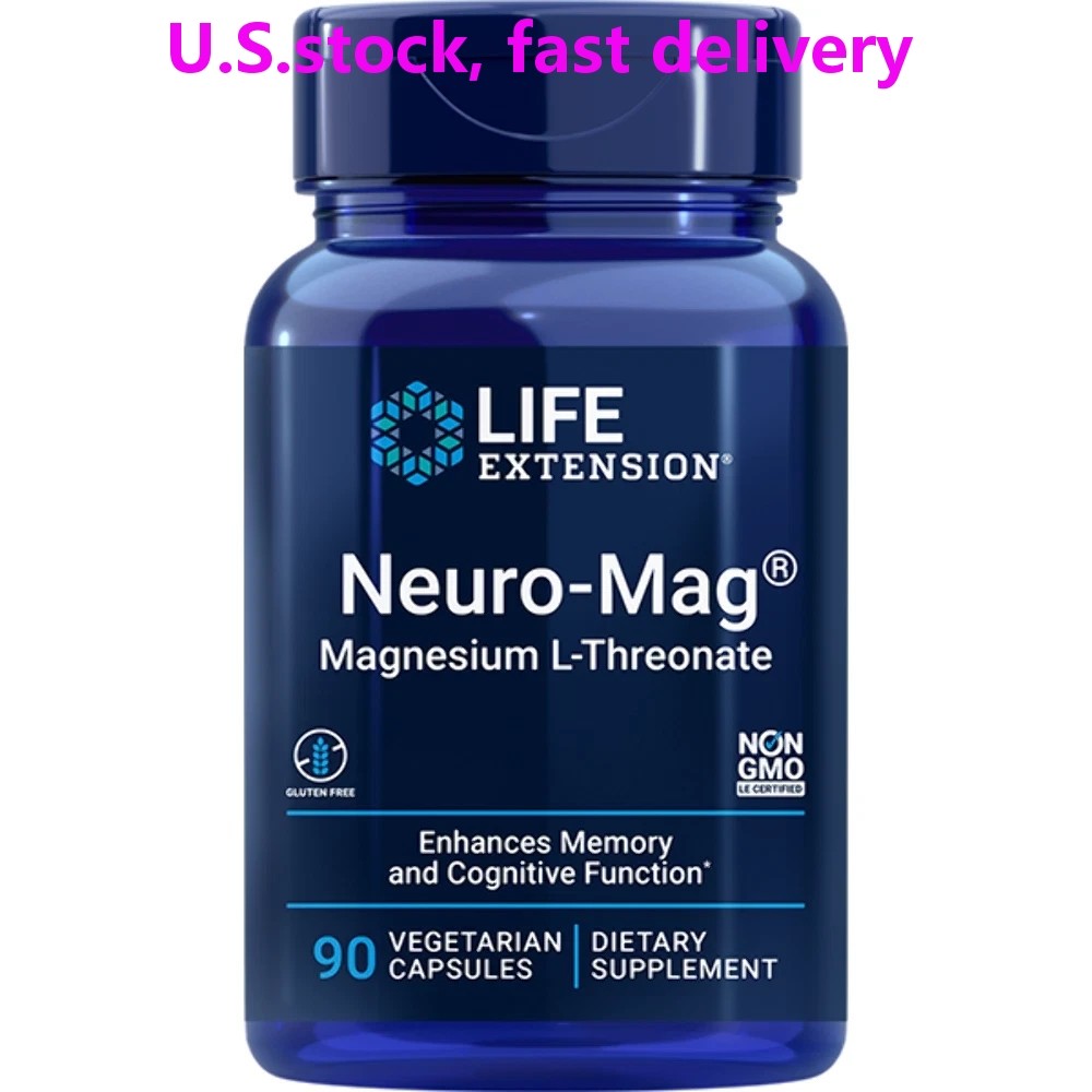 Neuro-Mag Magnesium L-Threonate from 2000 mg Magtein – Life Extension 90caps