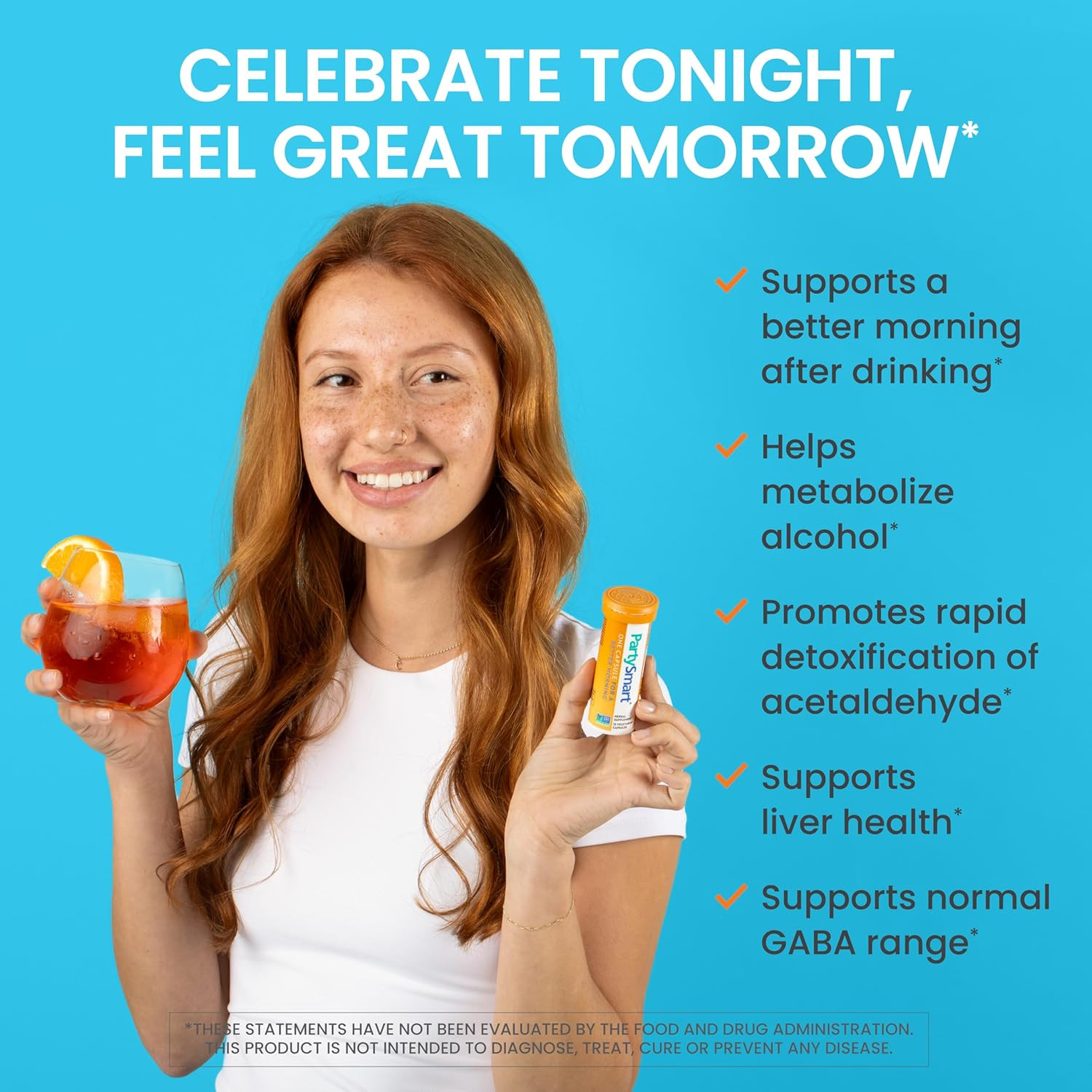 Himalaya Partysmart, 12 Capsule Tube – Alcohol Breakdown Liver Support for a Bet