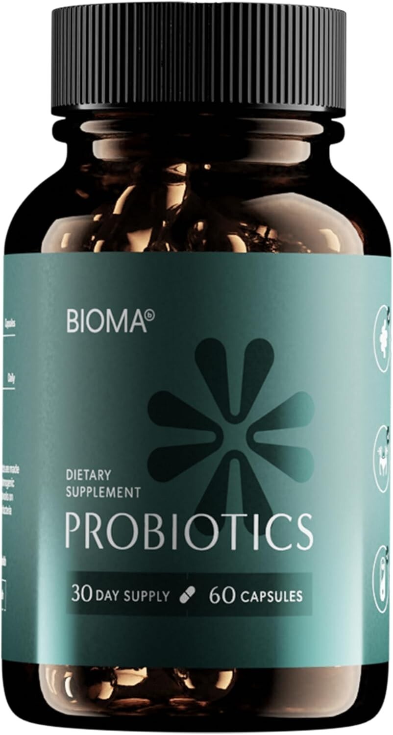 3X BIOMA Probiotics Digestive Health Gut Support for Men & Women 180 Capsules