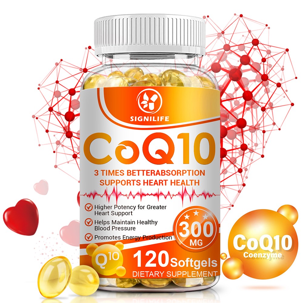 CoQ10 Coenzyme Q10 300mg 120 Capsules Heart Support NON GMO