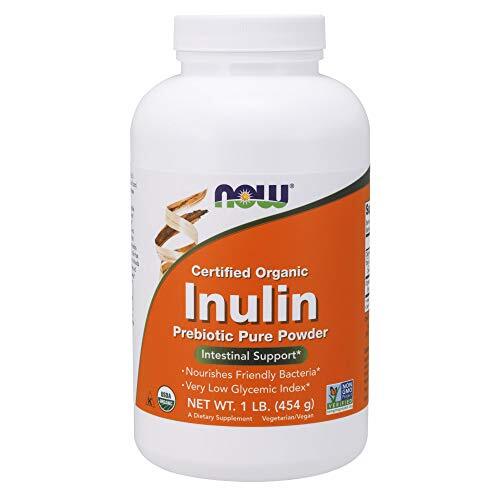 NOW FOODS Inulin Prebiotic Pure Powder Organic 1 lb.