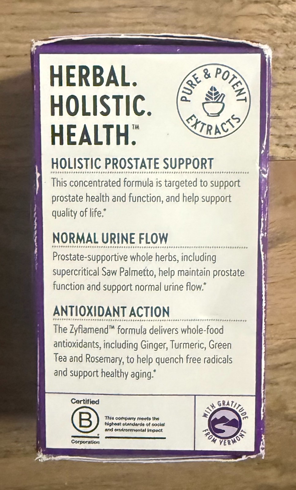 New Chapter Prostate Supplement Zyflamend Prostate 60 ct 10/2026+ NEW & SEALED