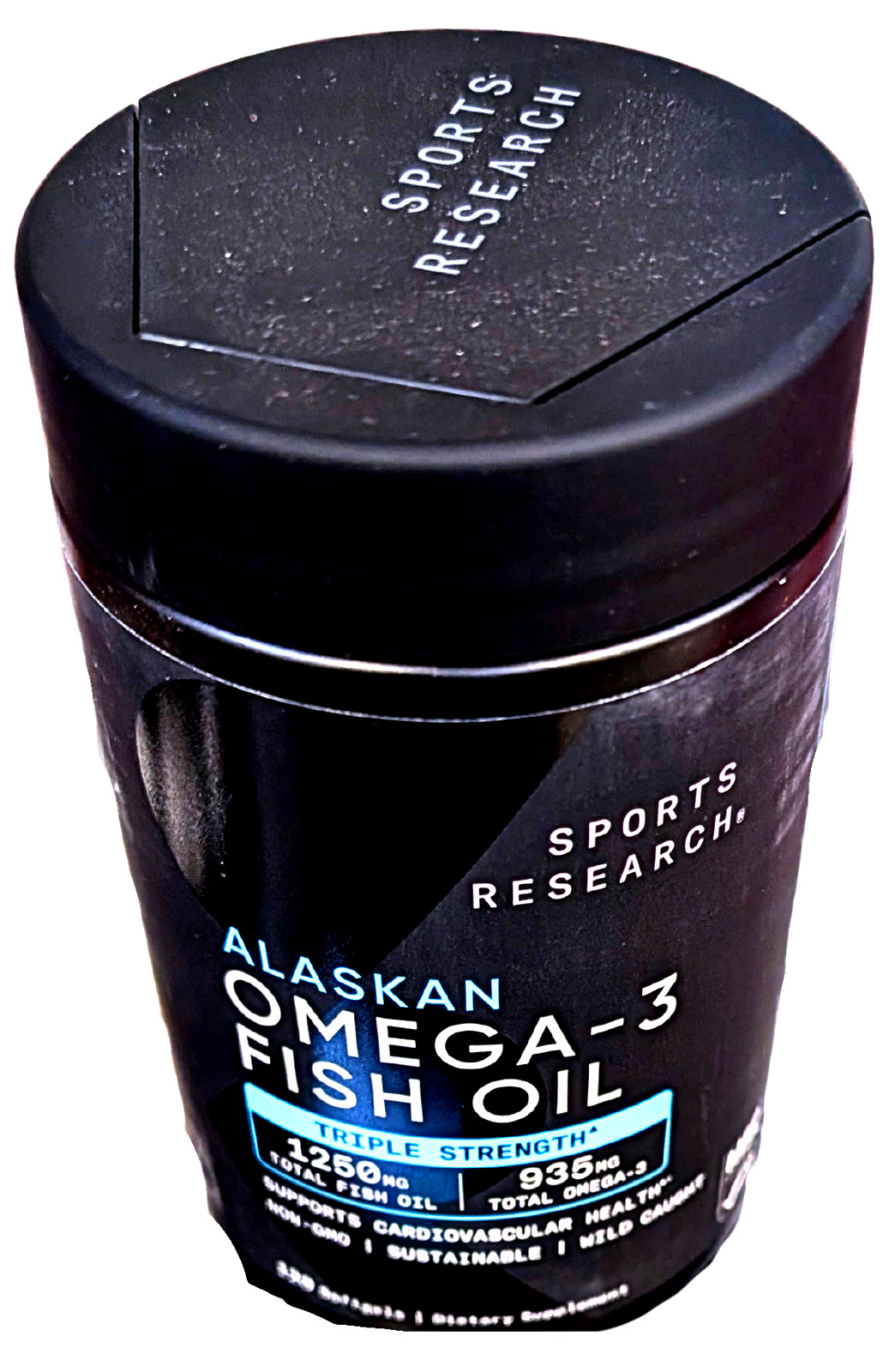 Sports Research Triple Strength Omega-3 Fish Oil 120 Softgels EXP 06/2028