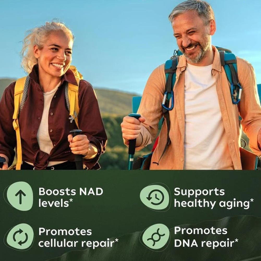NAD+Supplement for Anti-Aging Energy Focus & Nicotinamide Riboside Resveratrol