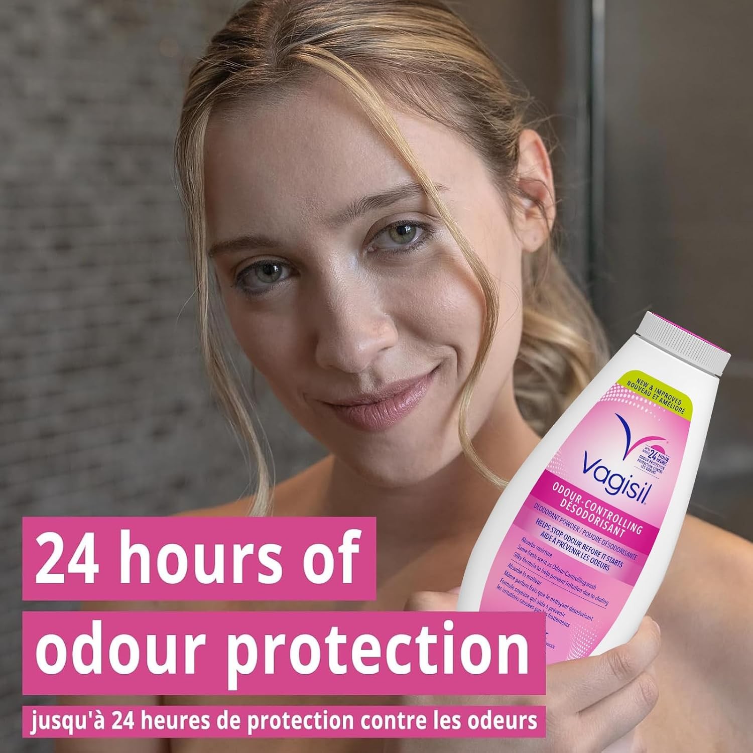 Vagisil Odor Block Deodorant Powder for Women, Helps to 8 Ounce (Pack of 1)