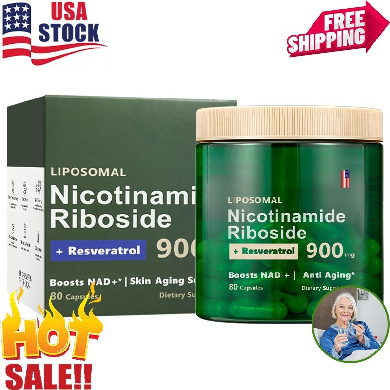 NAD+Supplement for Anti-Aging Energy Focus & Nicotinamide Riboside Resveratrol
