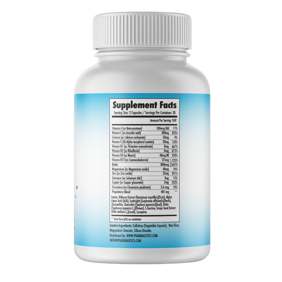 3 Bottles ReVision Advanced Eye Health Formula 60 Capsules x 3 = 180 Caps