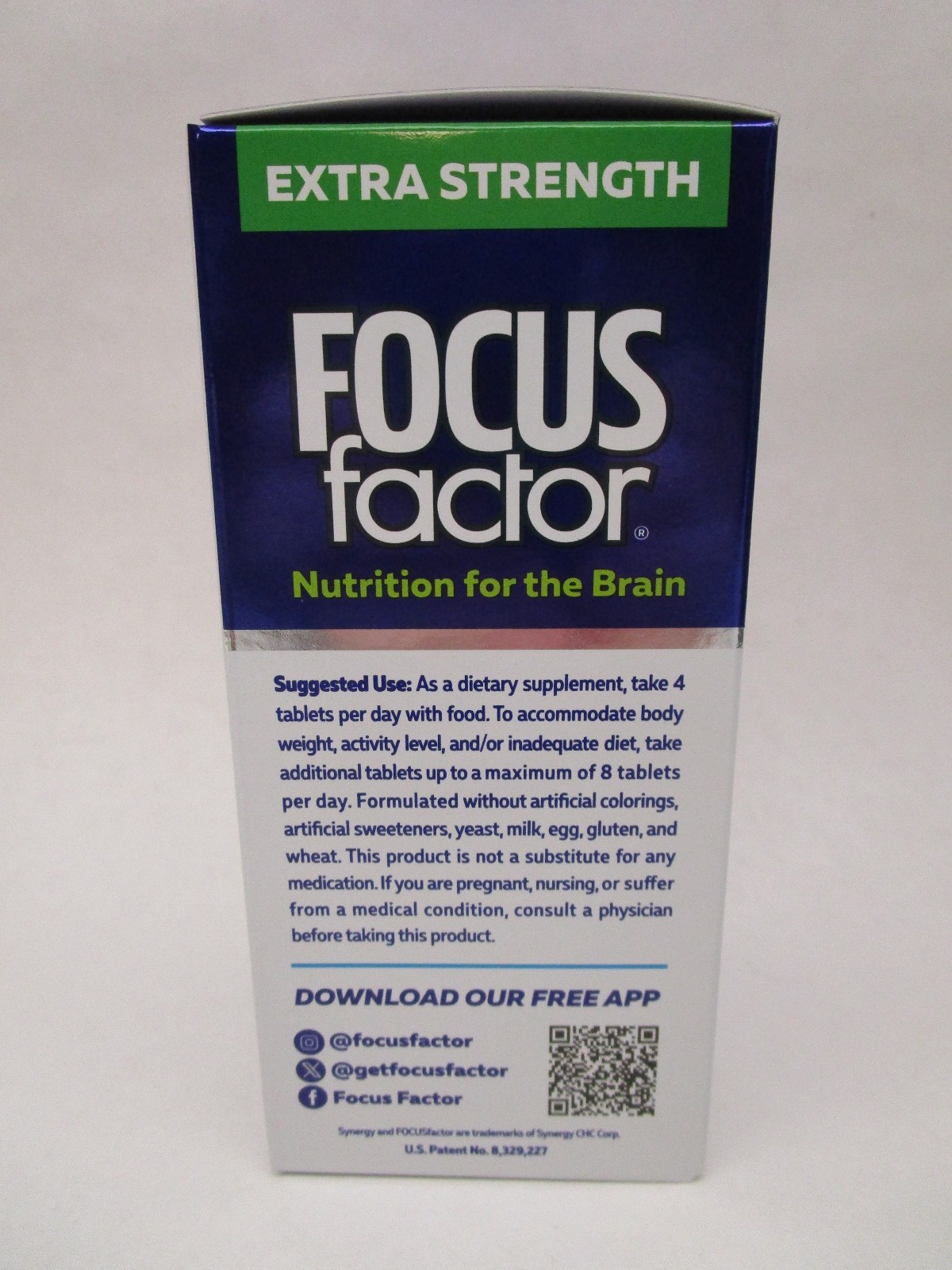 6 x Focus Factor Extra Strength Multivitamin Brain Health 60 Count Bottle 2/28