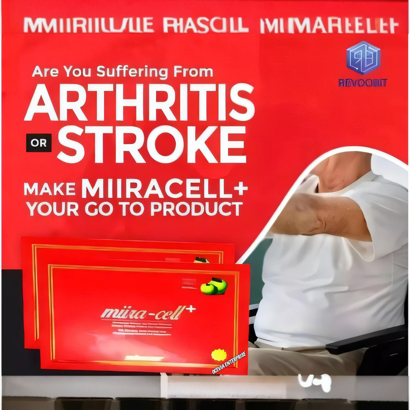 2 Box Miira-cell+ plus by Revoobit International 48 Sachet Stem Cell Nutrition