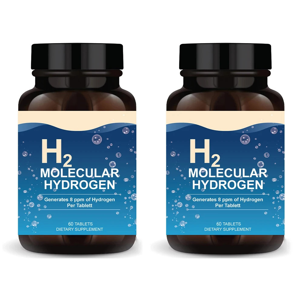 H2 Hydrogen Tablets with Magnesium – 8 PPM Hydrogen Tablets for Drinking Water –