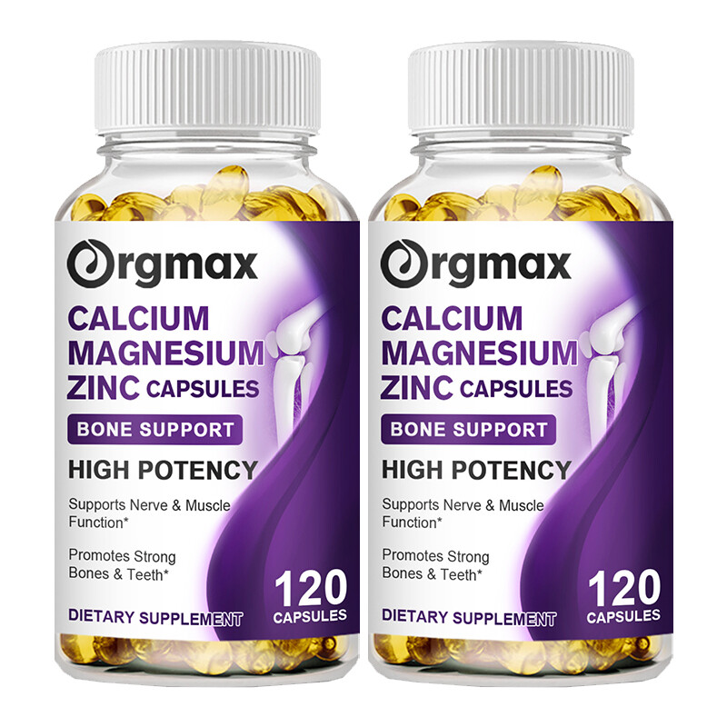 Calcium Magnesium Zinc with Vitamin D3 Strong For Bone Health Muscle Improvement
