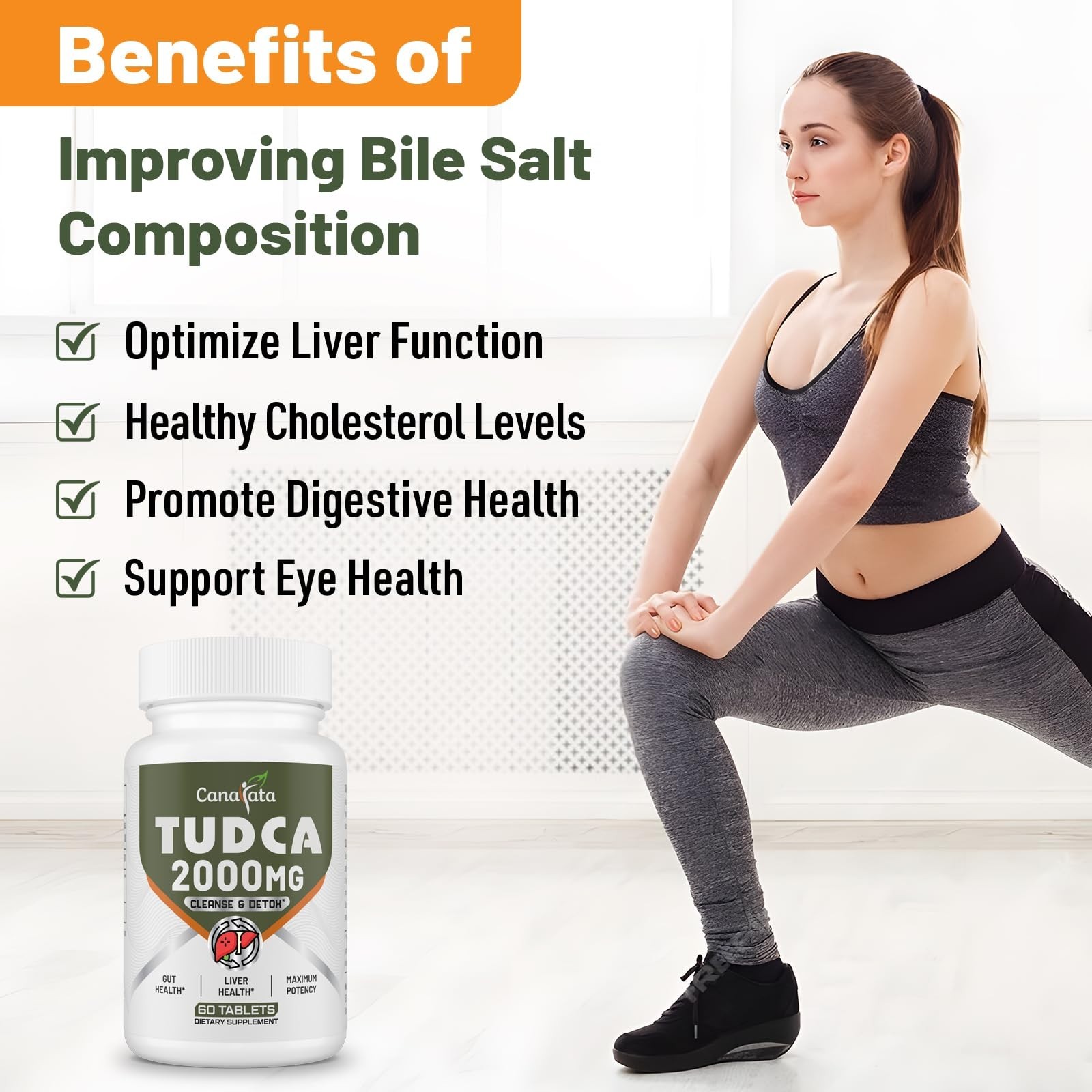 Liver Detox Supplements 2000mg – Bile Salts for Liver & Gallbladder Health – 60