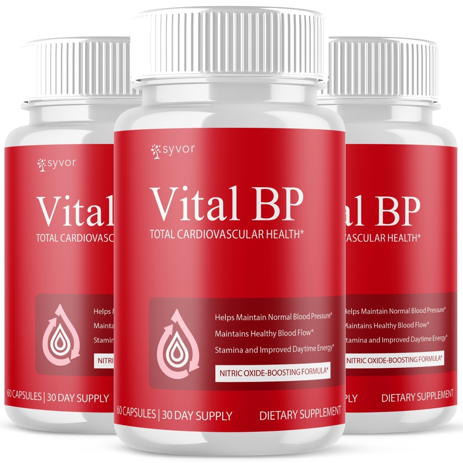 (1-5 Pack)Vital BP Advanced Blood Support Vitamin Formula VitalBP 60 Capsules.US