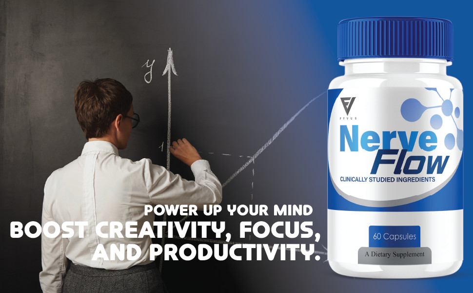 (2 Pack) Nerve Flow Nerve Support Supplement, NerveFlow Advanced (120 Capsules)