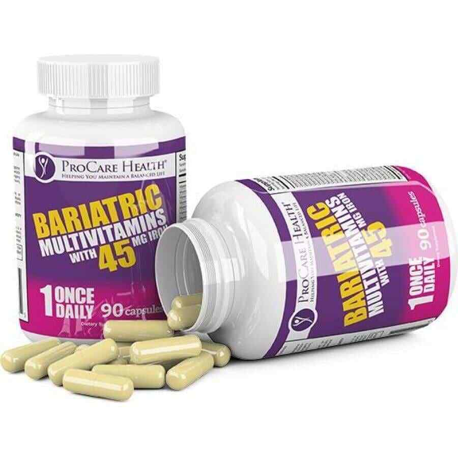 ProCare Health “1 per Day!” Bariatric Multivitamin Capsule with 45mg Iron