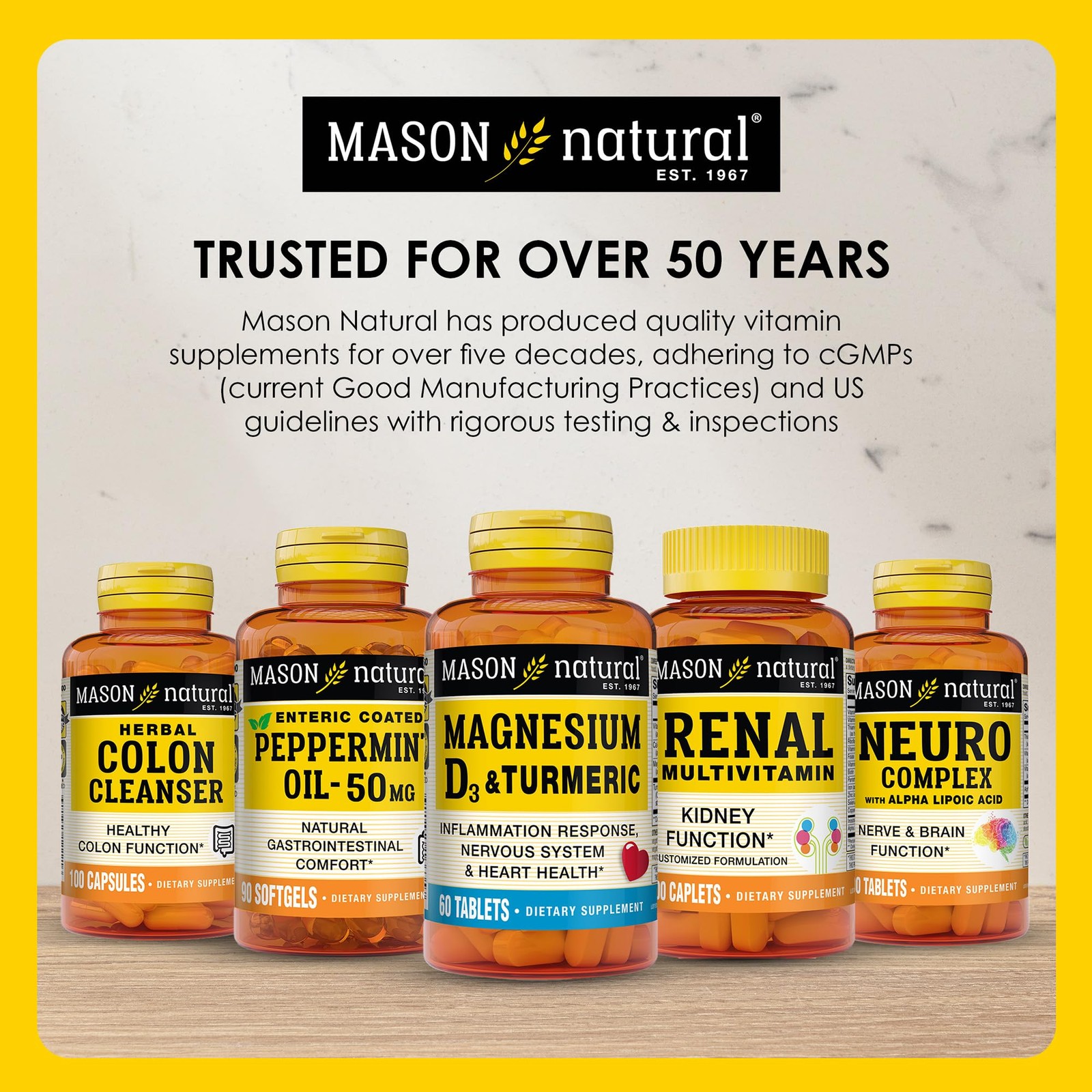 MASON NATURAL Vitamin K2 + D3, 100,Day 100 Count (Pack of 1), No Color