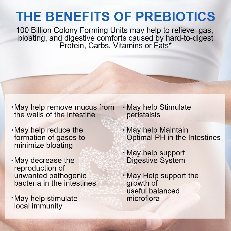 Daily Digestive Enzymes with Prebiotics Probiotics 120 capsules