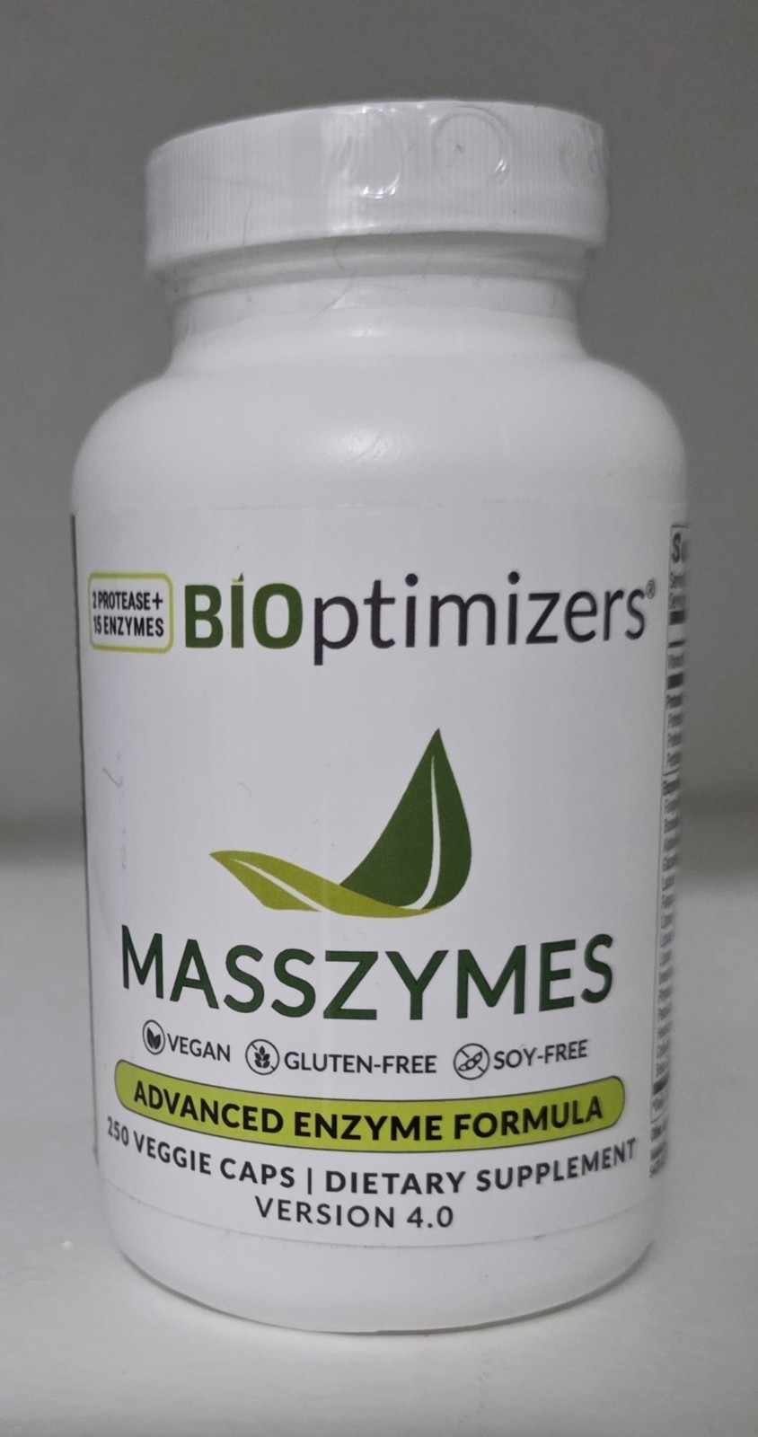 Bioptimizers Masszymes 250 Caps Advanced Proteolytic Enzyme 4.0 Version 5/2026