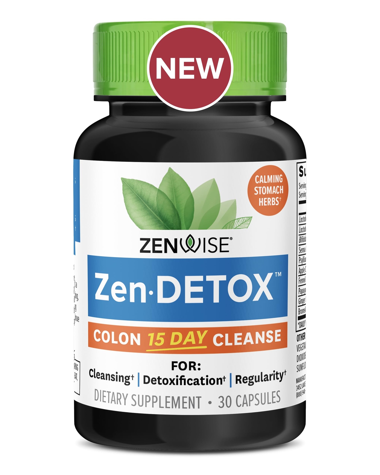 Zenwise Health 15 Day Colon Cleanse Detox Constipation Relief and 15 Day Clea…