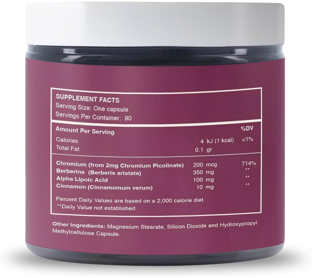 Berberine+ | Berberine, Alpha Lipoic Acid, Chromium & Cinnamon | 90 Capsules