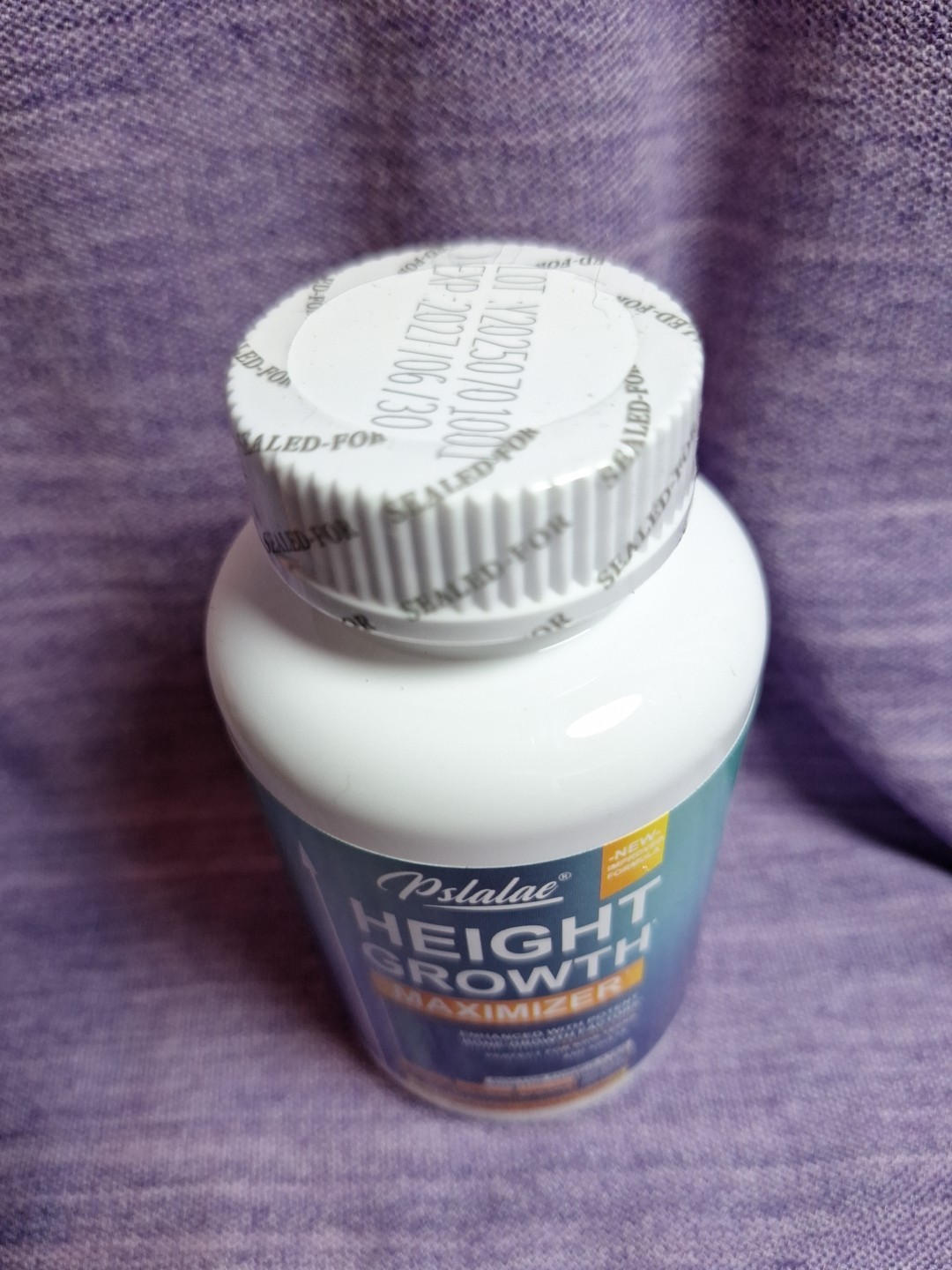 Pslalae Height and Growth Maximizer 120 gel Caps Vitamin D Calcium Zinc