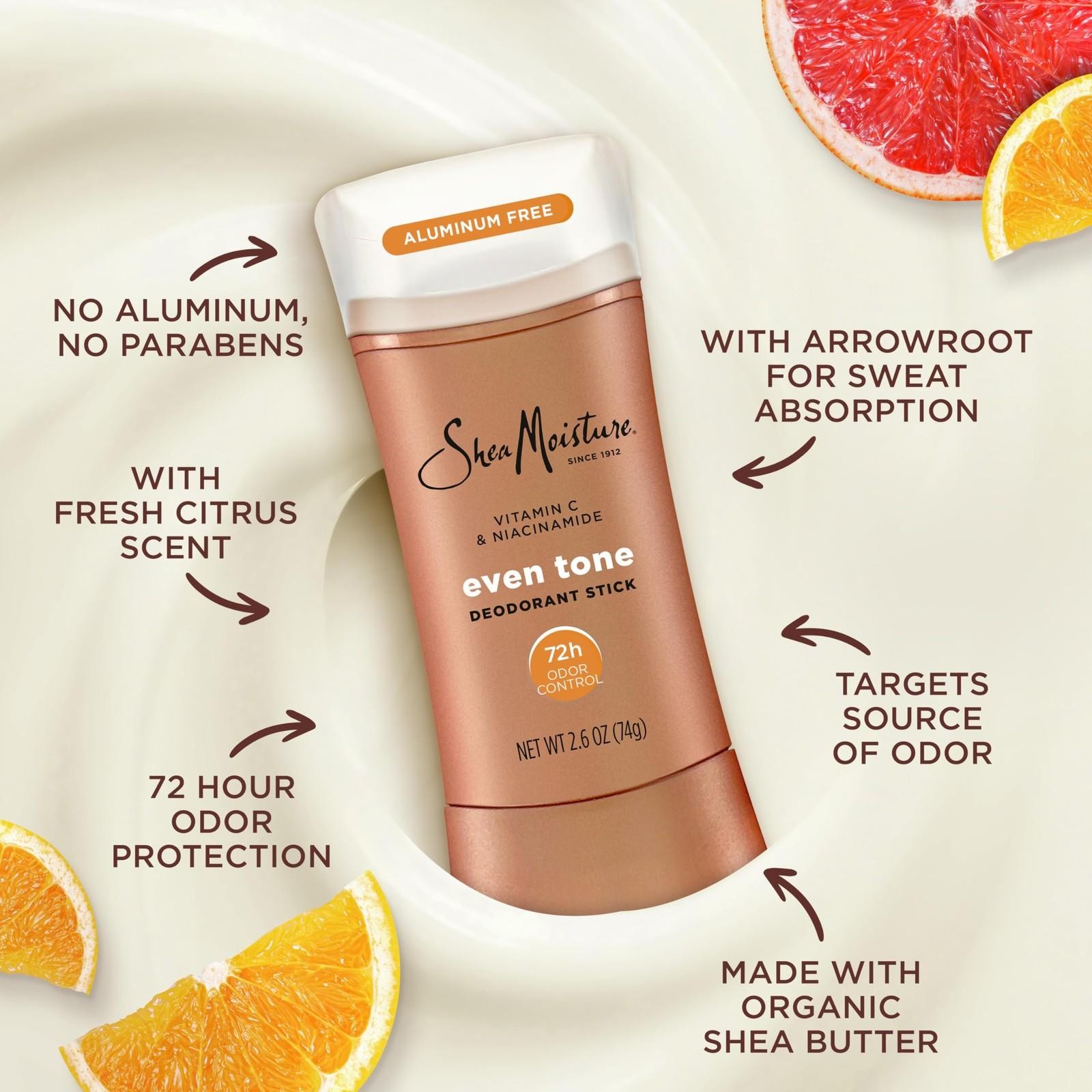 Sheamoisture Deodorant Stick for 72h Odor Control Fresh 2.6 Ounce (pack of 1)