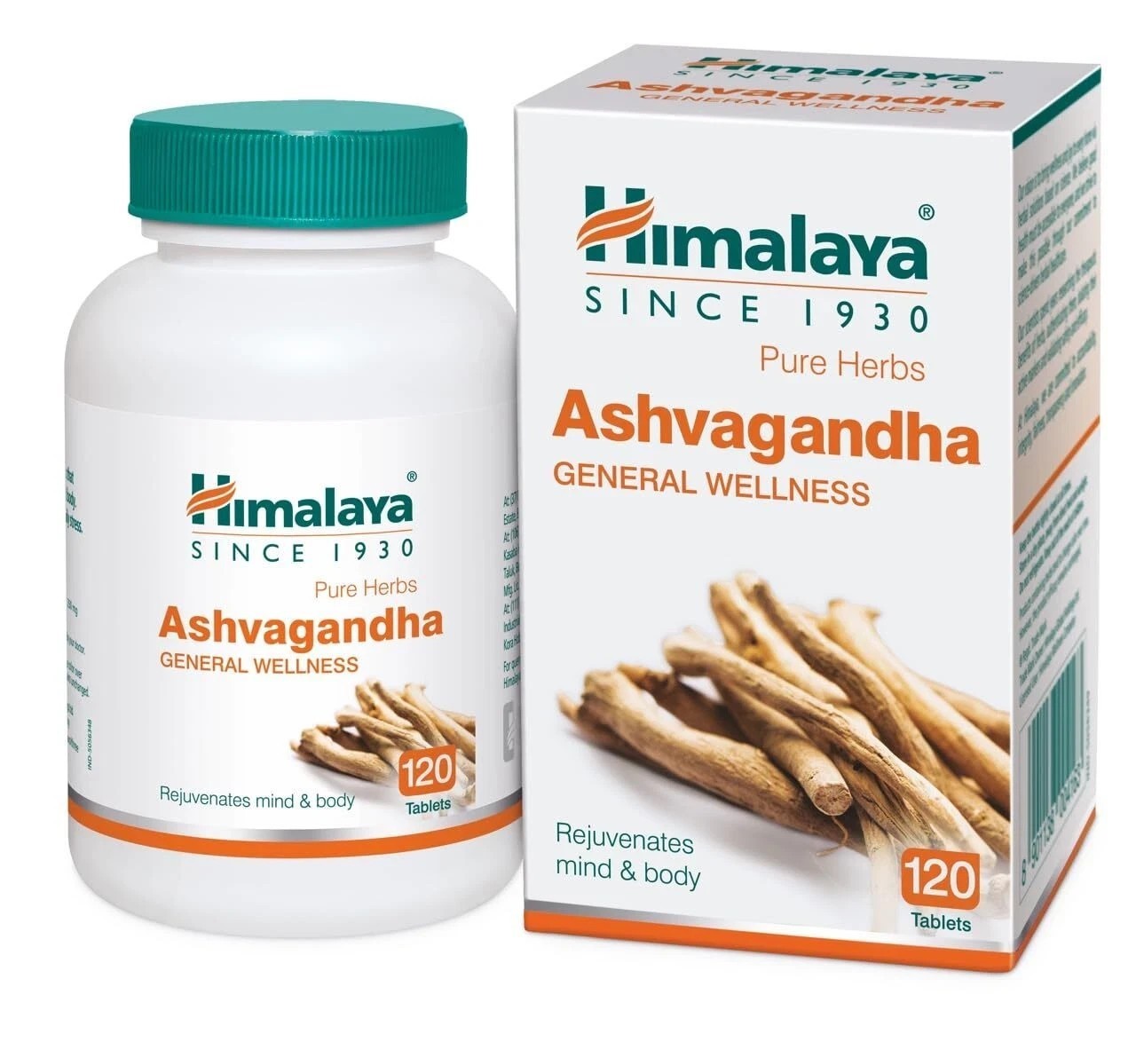 Himalaya Ashvagandha 120 Tablets | Stress Relief | Rejuvenates Mind & Body | I