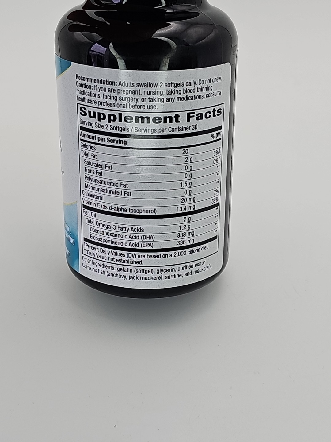 Nature’s Way Mega-DHA Premium Fish Oil 60 CT EXP:06/2026 – Eye & Brain Function