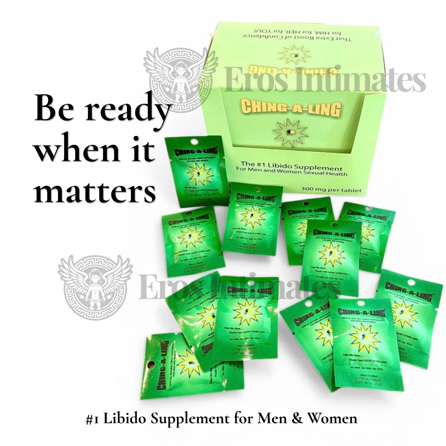 Ching A Ling Libido Booster for Men & Women | Long Lasting High Potency Pills