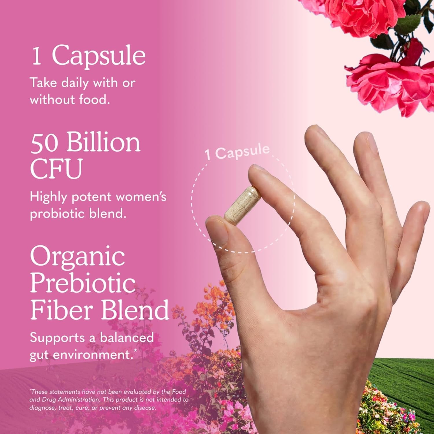 Daily Probiotics for Women with 16 Strains – Supports Digestive & Vaginal Health