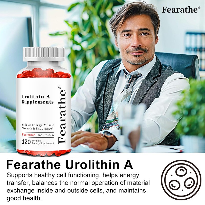 Fearathe Urolithin a Supplement 5000Mg – Muscle Strength-30/60/120 Softgels