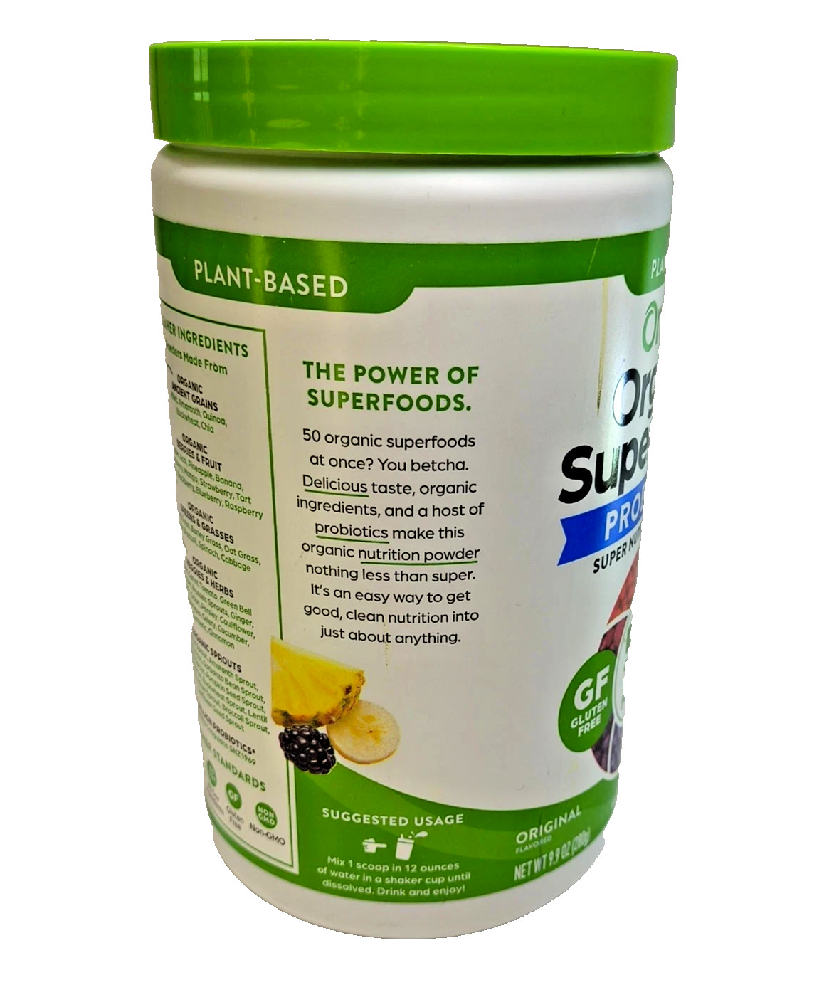 Orgain Organic Greens Powder + 50 Superfoods Probiotics Original *EXP 08/2026*