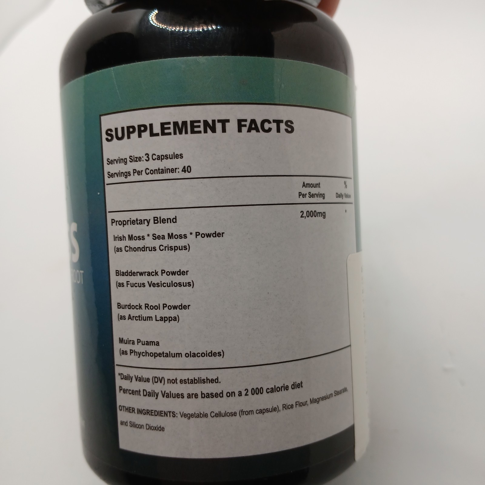 Earth Heal Vitamins Organic SEA MOSS 2000mg – 120 Veggie Capsules – EXP 06/2026