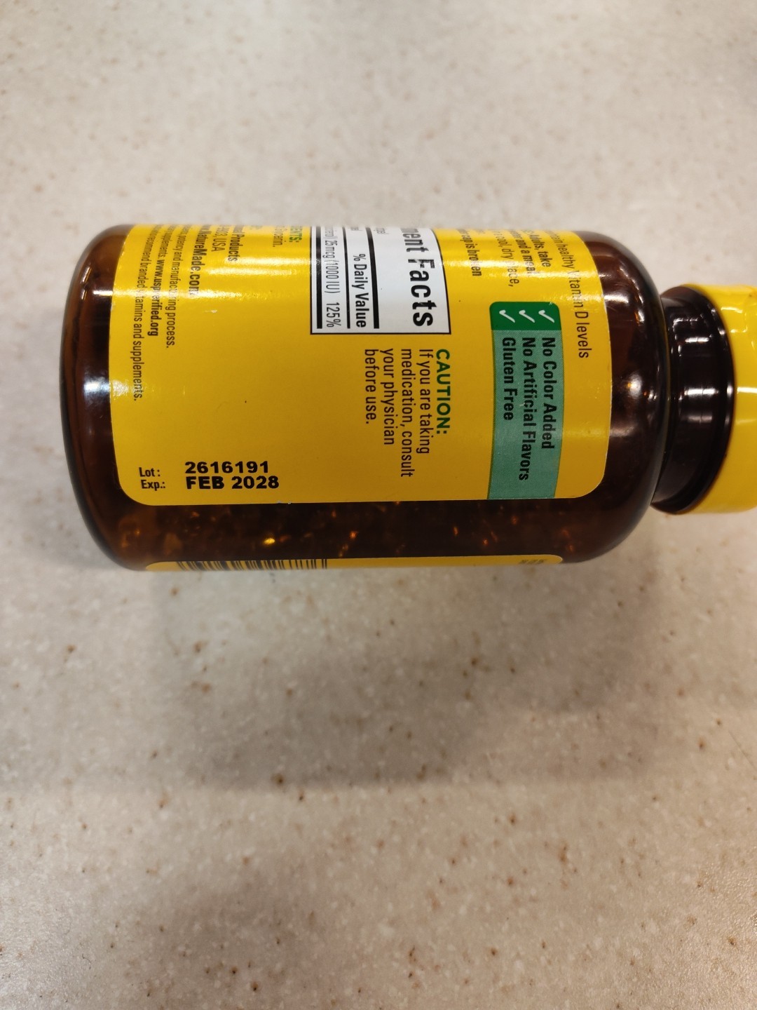 Nature Made Vitamin D3 1000 IU 25mcg Liquid Softgels – 300 Count