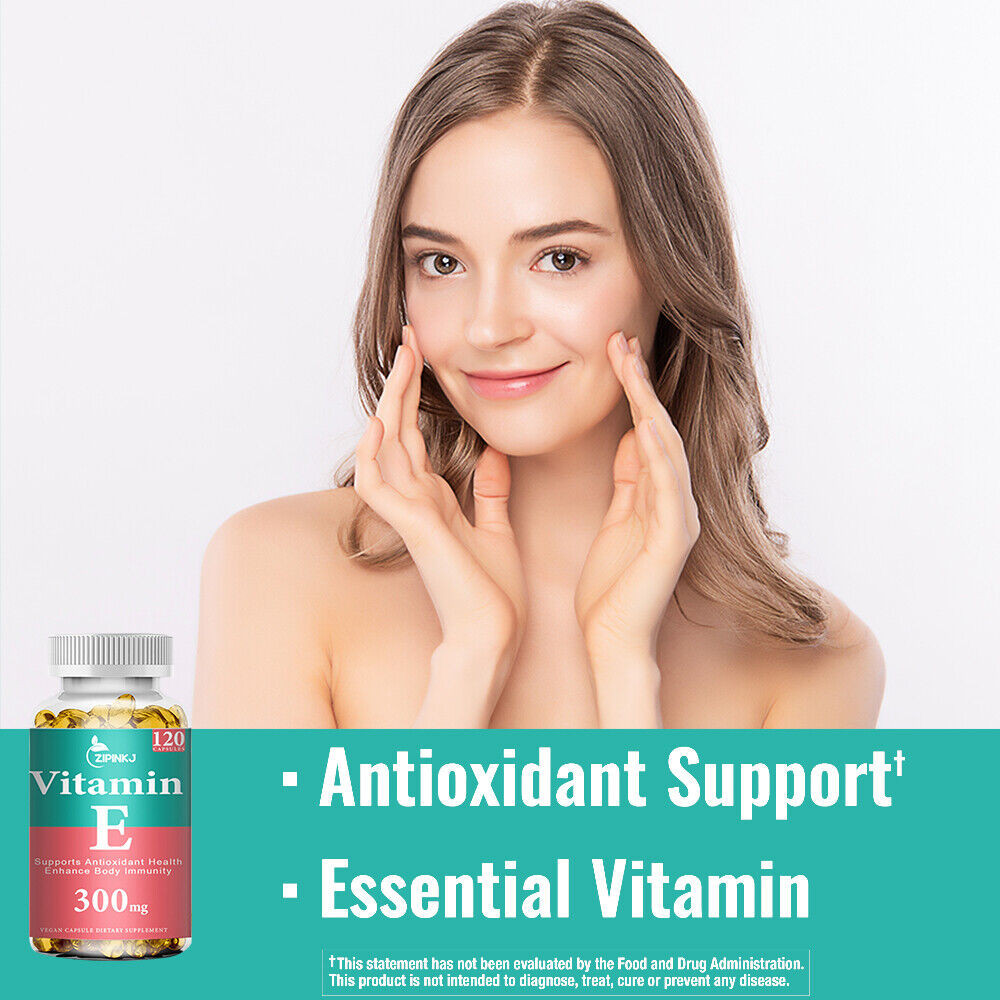 2Pack Vitamin E Softgels 800IU Supplements, Natural Antioxidant & Immune Support