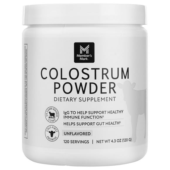 Member’s Mark Colostrum Powder, Unflavored, 120 g.