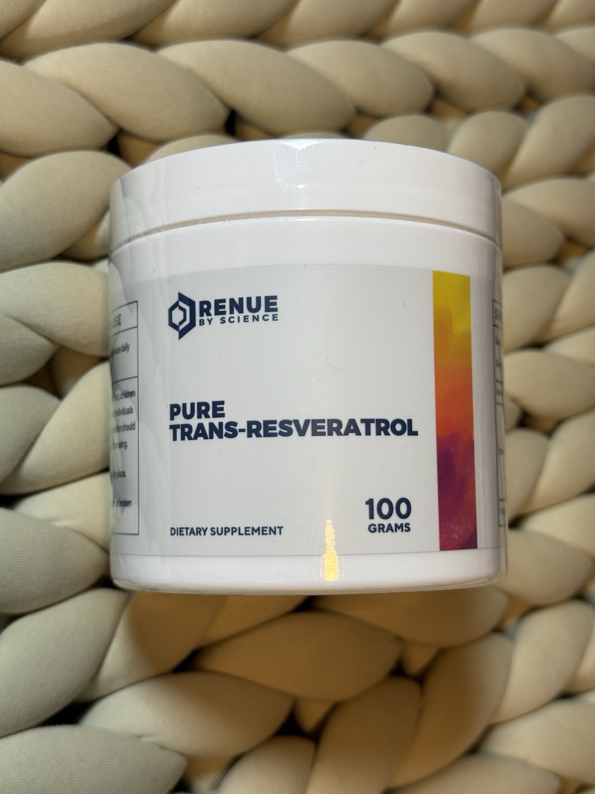Pure Trans-Resveratrol 100 grams dietary supplement