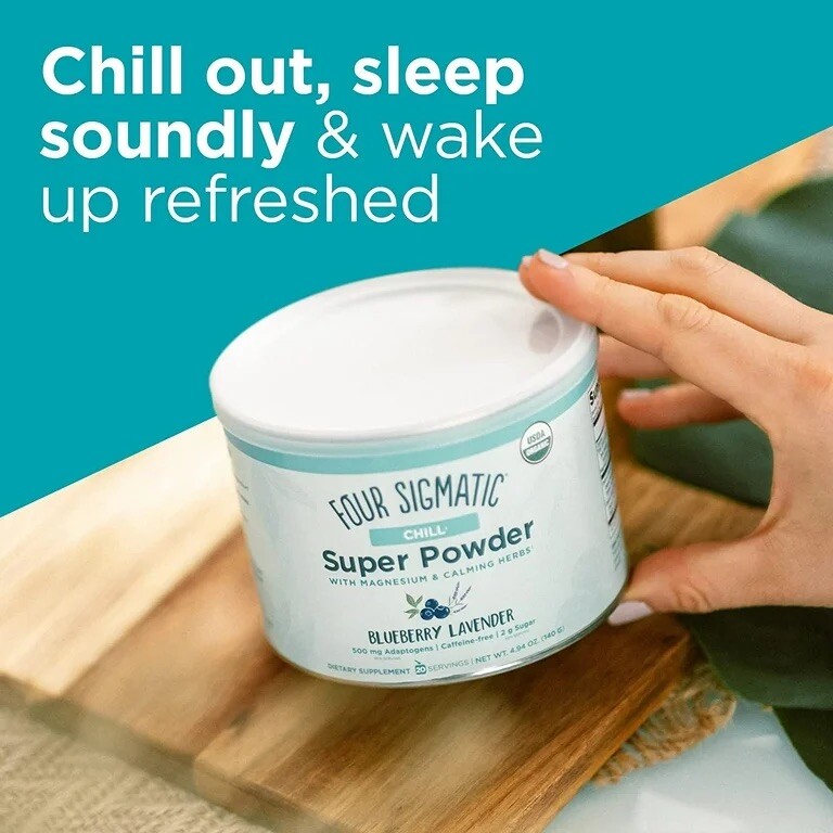 Four Sigmatic Chill Super Powder Blueberry Lavender 10/2024