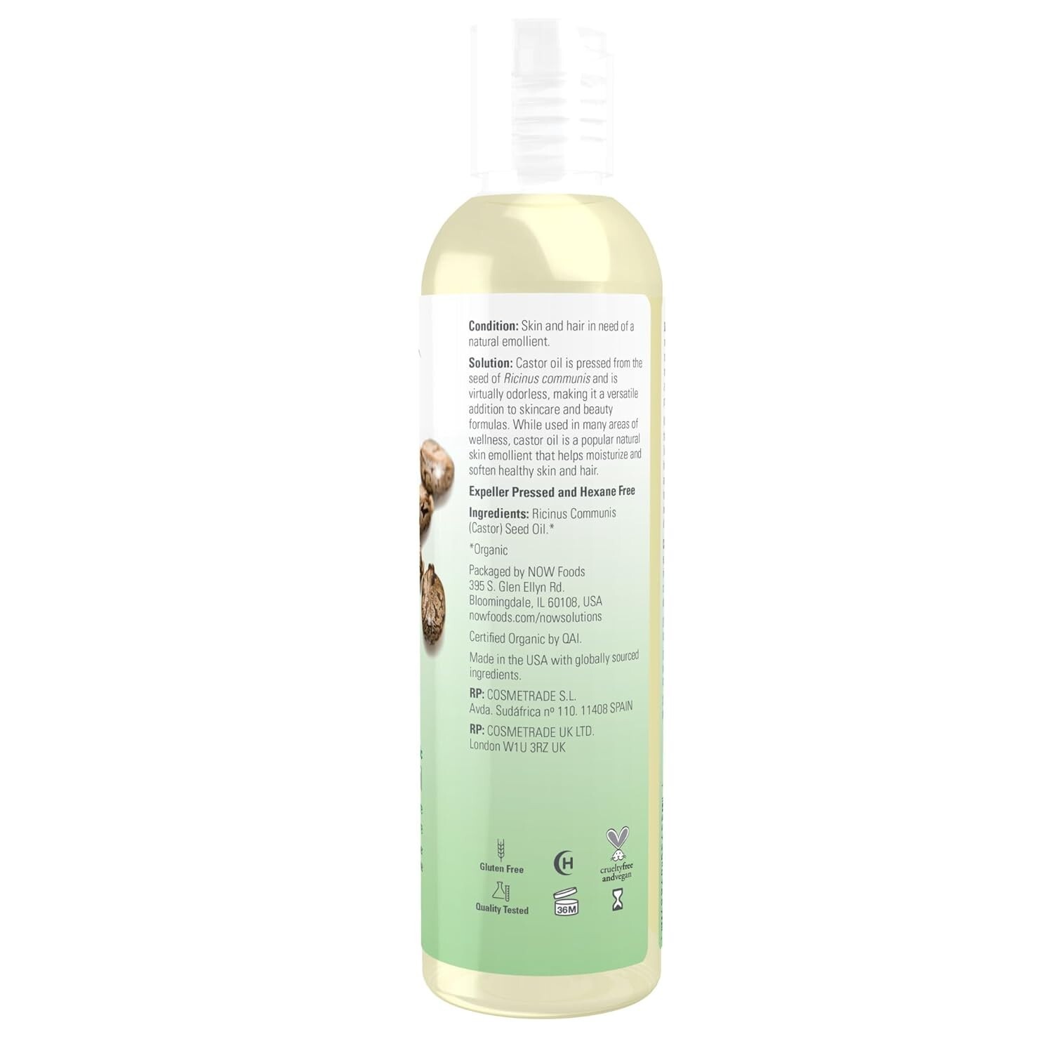 Now Solutions Castor Oil 8 fl oz