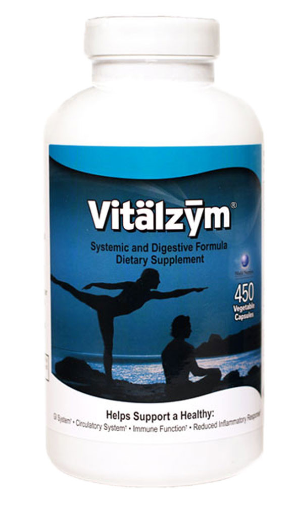 Vitalzym Systemic and Digestive Enzyme Formula 450 Caps – World Nutrition