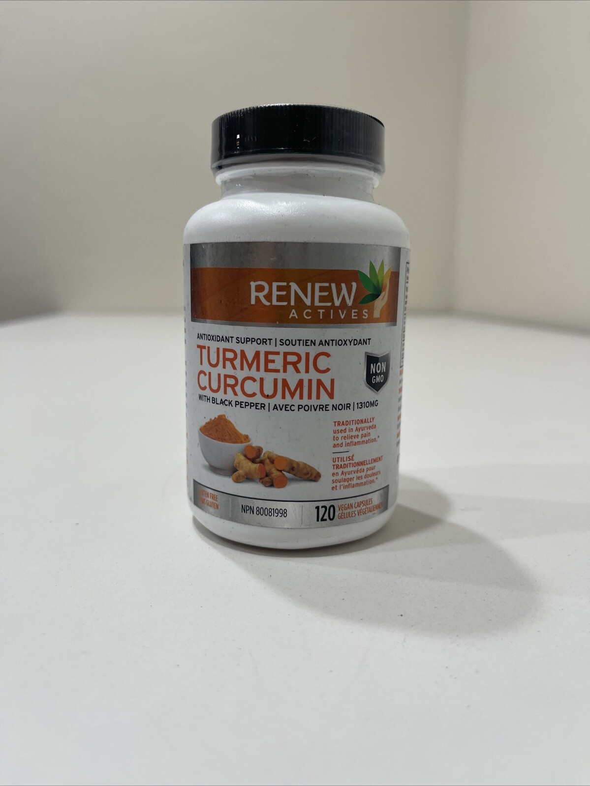 Renew Actives Turmeric Curcumin 120ct Exp: 01/2026 New