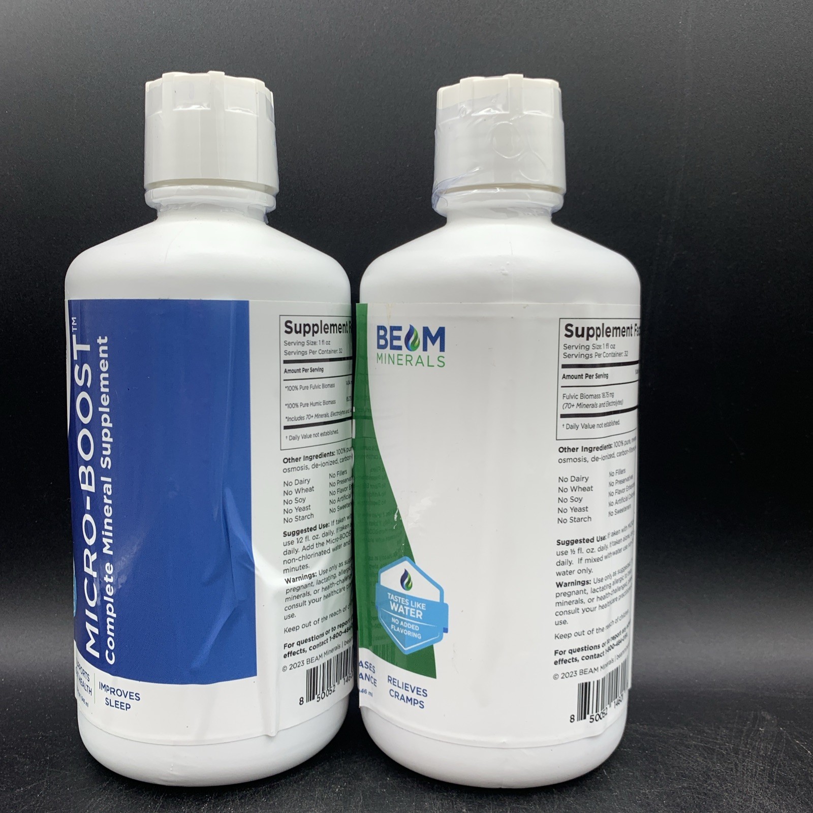 NEW – Beam Minerals Micro-boost And Electrolyze Set 32 Fl Oz