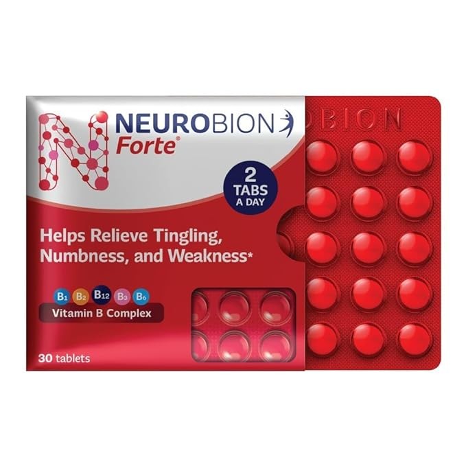 Neurobion Forte 30 Tabs | B1 B6 B12 B-Complex Supplement | Pack of 5